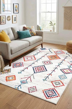 Yıkanabilir Kaymaz Taban Dijital Baskılı Halı ve Yolluk – Leke Tutmaz Salon & Mutfak Halısı