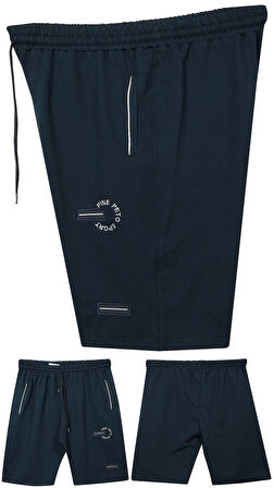 Erkek Büyük Beden Battal Boy 110 - 150 Kilo Arası İçin Uygun Likralı Penye Şort