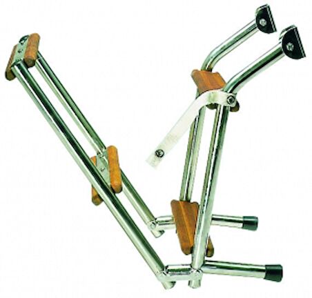 Katlanır merdiven. 5 Basamak Basamaklar iroko Boy 110cm