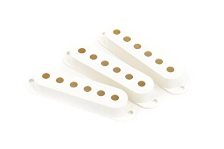 Fender Stratocaster White 3 Manyetik Kapağı