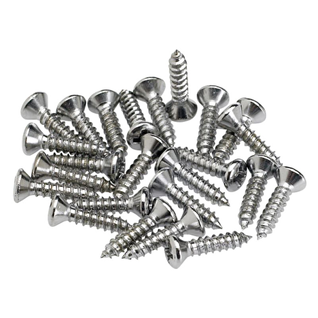 Fender Pickguard Mounting Screws Chrome