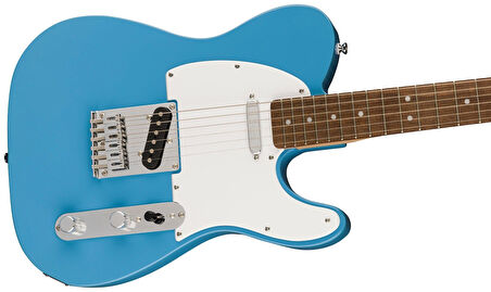 Squier Sonic Telecaster Laurel Klavye WPG California Blue Elektro Gitar