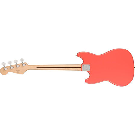 Squier Sonic Bronco Bass Akçaağaç Klavye WPG Tahitian Coral Bas Gitar