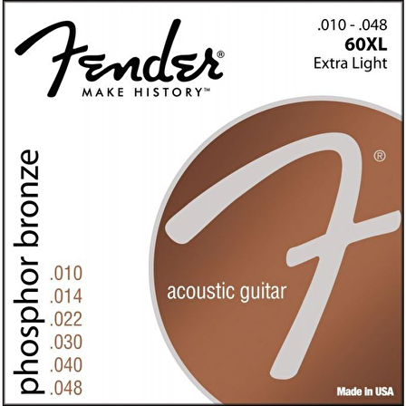 Fender Phosphor Bronze 60XL 10-48