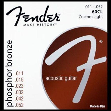 Fender Phosphor Bronze 60CL 11-50