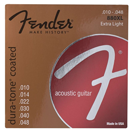 Fender Dura-Tone Coated 80/20 880XL 10-48