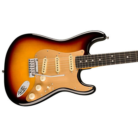 Fender American Ultra II Stratocaster Abanoz Klavye Ultraburst Elektro Gitar