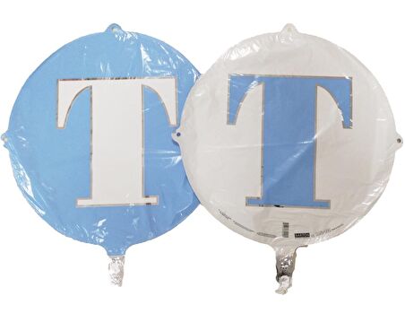 FOLYO BALON HARF T AÇIK MAVİ 18''