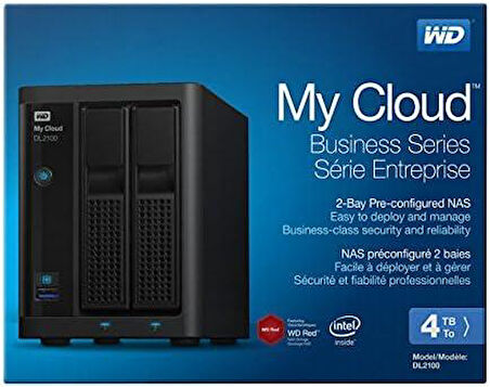 Western Digital My Cloud Pro PR2100 4 TB WDBBCL0040JBK NAS Depolama Ünitesi