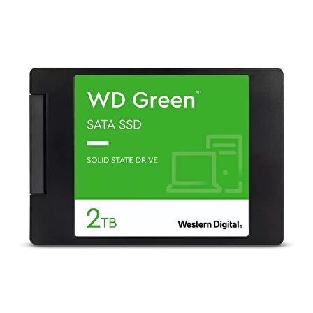 WD Green S200T2G0A 2.5 İnç 2 TB Sata 465 MB/s 545 MB/s SSD 