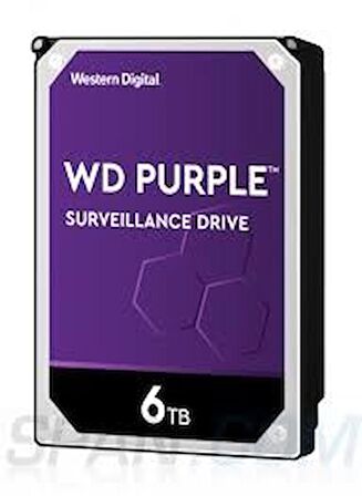 Western Digital WD Purple WD62PURZ Sata 3.0 5400 RPM 3.5 inç 6 TB Harddisk