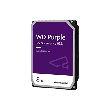 WD Purple WD84PURZ 3.5 İnç 8 TB 5640 RPM Sata 3.0 Harddisk 