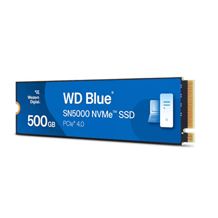 WD BLUE 500GB SN5000 WDS500G4B0E PCIe 5000MB/s Gen4 x4 NVME 2280 M.2 SSD