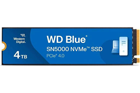 WD Blue SN5000 4TB WDS400T4B0E 5500/5000MB/s PCIe Gen4 x4 M.2 2280 NVMe SSD