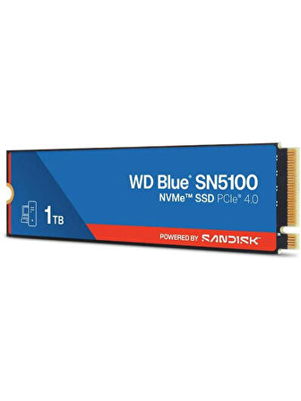 WD Blue SN5100 1TB WDS100T5B0E 7100/6700MB/s PCIe Gen 4.0 M.2 2280 NVMe SSD