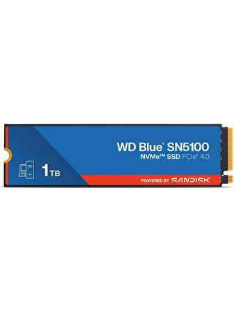 WD Blue SN5100 1TB WDS100T5B0E 7100/6700MB/s PCIe Gen 4.0 M.2 2280 NVMe SSD
