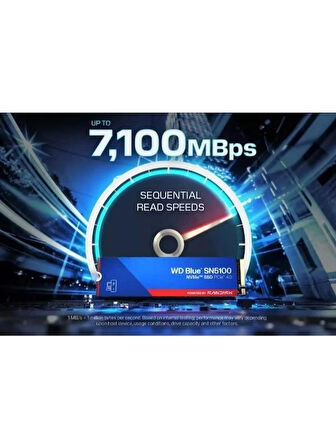 WD Blue SN5100 1TB WDS100T5B0E 7100/6700MB/s PCIe Gen 4.0 M.2 2280 NVMe SSD