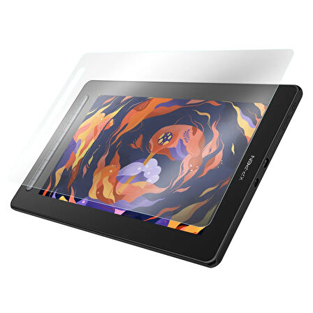 XP-Pen Artist 16 2nd Grafik Ekran Tablet İçin Koruyucu Film 2 Adet