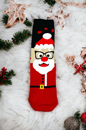 Kadın & Erkek Unisex Yeni Yıl Yılbaşı Soket Çorap