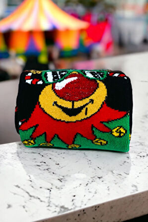 Kadın & Erkek Unisex Yeni Yıl Yılbaşı Soket Çorap