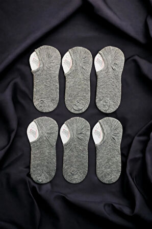 Erkek 6 Çift Kaymaz Görünmez Sneaker Çorap Seti