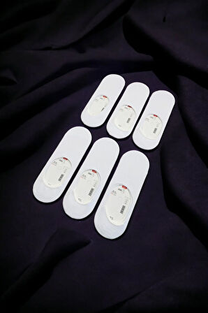 Erkek 6 Çift Kaymaz Silikonlu Görünmez Babet Çorap Seti