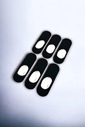 Erkek 6 Çift Kaymaz Silikonlu Görünmez Babet Çorap Seti