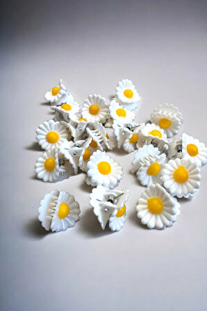 Kadın 6 Adet Papatya Saç Süsü Toka