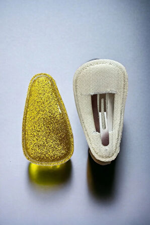 Çocuk 2 Adet Damla Model Simli Çıtçıt Toka