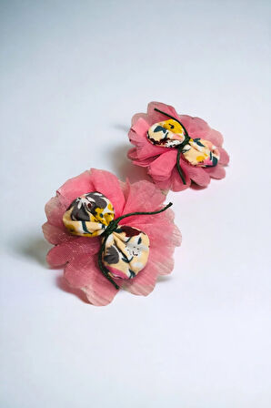 Çocuk 2 Adet Çiçek Model Pens Toka