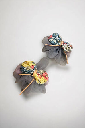 Çocuk 2 Adet Çiçek Model Pens Toka