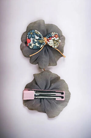 Çocuk 2 Adet Çiçek Model Pens Toka