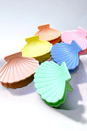 Deniz Kabuğu Model 6 Adet Büyük Boy 7 Cm Mandal Toka