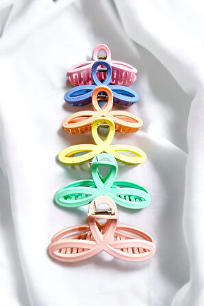 Kadın Sonsuzluk Model 6 Adet Büyük Boy 11 Cm Mandal Toka Seti