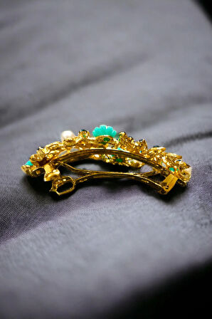 Kadın Mekanizmalı Kristal Taşlı Toka