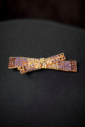 Kadın Mekanizmalı Kristal Taşlı Toka