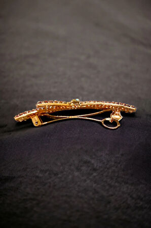 Kadın Mekanizmalı Kristal Taşlı Toka