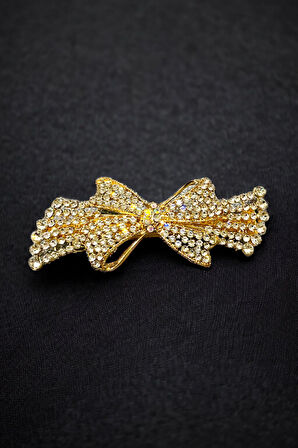 Kadın Mekanizmalı Kristal Taşlı Toka