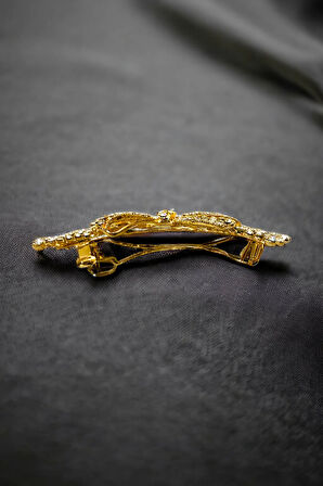 Kadın Mekanizmalı Kristal Taşlı Toka