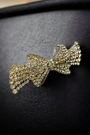 Kadın Mekanizmalı Kristal Taşlı Toka