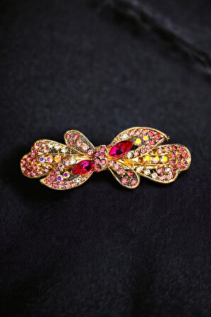 Kadın Mekanizmalı Kristal Taşlı Toka