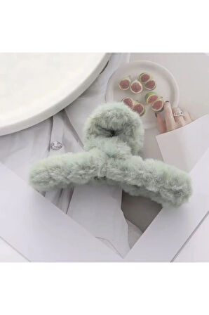 Kadın Peluş Model Büyük Boy Mandal Toka