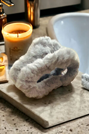 Kadın Peluş Model Büyük Boy Mandal Toka