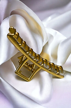 Kadın Yüksek Kalite Kararmaz 7.5 Cm Metal Toka