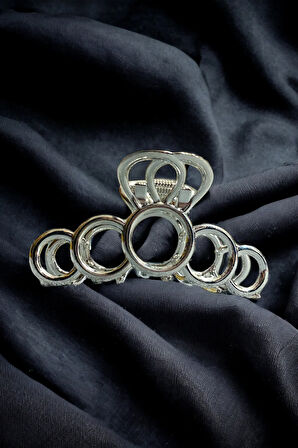 Kadın Halka Model Kararmaz 7 Cm Metal Toka