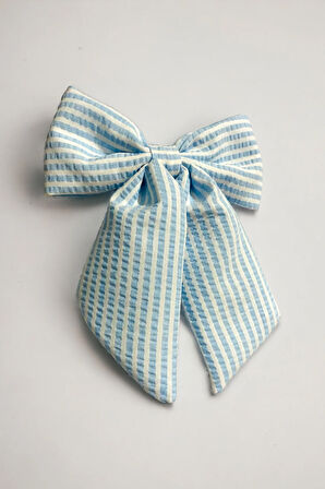 Kadın Çizgili Fiyonk Otomatik Toka