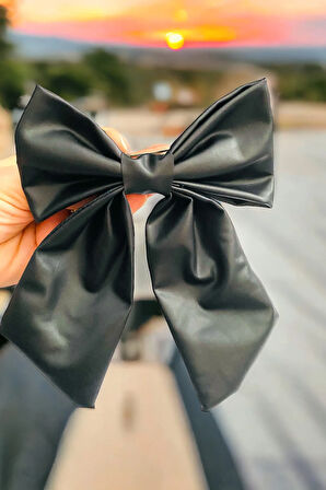 Kadın Otomatik Deri Fiyonk Model Toka