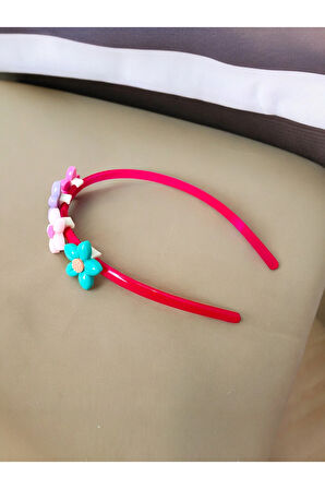 Çocuk Çiçek Figürlü Parlak Yeni Sezon Taç