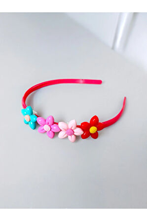 Çocuk Çiçek Figürlü Parlak Yeni Sezon Taç