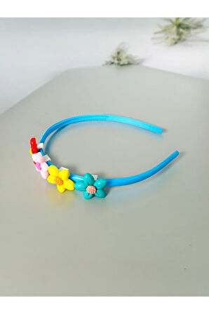 Çocuk Çiçek Figürlü Parlak Yeni Sezon Taç